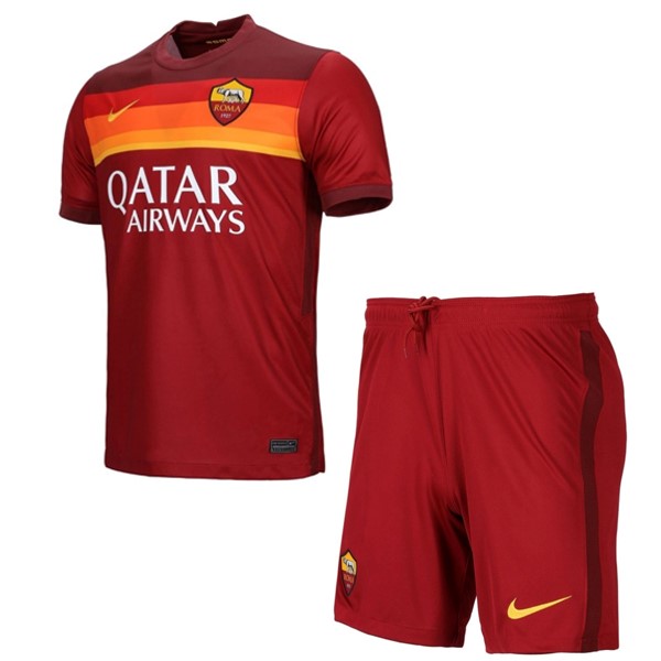 Camiseta AS Roma Primera Equipación Niños 2020-2021 Rojo